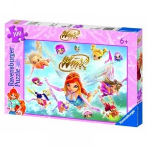 Ravensburger - 10757 - Puzzle enfant - Pixie and Winx - 100 Pièces