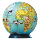 Ravensburger - 11391 - Puzzle enfant - Puzzle Ball - Mappemonde - 96 Pièces