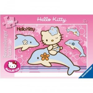 Ravensburger - 12631 - Puzzle Enfant - Hello Kitty en Chemin - 200 Pièces