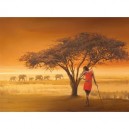 Ravensburger - 14145 - Puzzle Classique - Massaï Africains - 500 Pièces