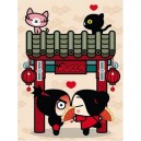 Ravensburger - 14535 - Puzzle - 500 Pièces Pucca aime Garu