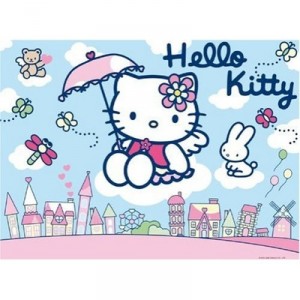 Ravensburger - 14575 - Puzzle - 500 Pièces Hello Kitty
