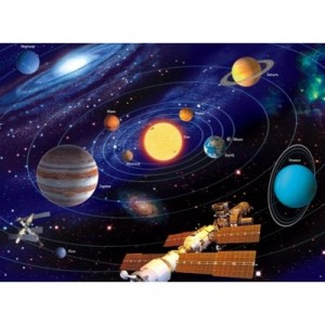 Ravensburger - 14926 - Puzzle - 500 Pièces Star Line Le système solaire