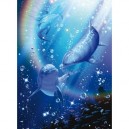 Ravensburger - 14928 - Puzzle - 500 Pièces Star Line Dauphins romantiques - Lassen