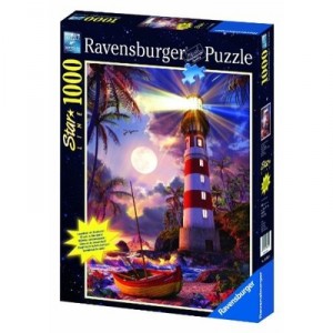 Ravensburger - 16060 - Puzzle - 1000 Pièces Star Line Phare côtier, Lassen