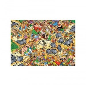 Ravensburger - 19163 - Puzzle - Astérix - Chasse aux Sangliers - 1000 Pièces