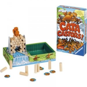 Ravensburger - 23287 - Jeu de société - Jeux de voyage - Cata Castor - Mini Jeu