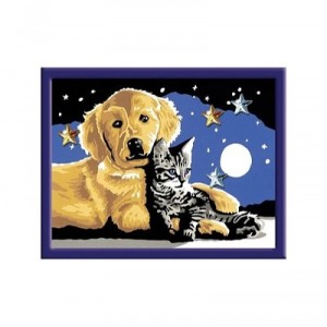Ravensburger - 27878 - Peinture au Numéro Etoile "Funkelnder Sternenhimmel, Malen nach Zahlen" - 13 ...
