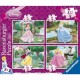 Ravensburger - 4 puzzles - Disney Princess dans une seule boîte (Import Grande Bretagne)