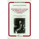 Memoires Sur La Russie De Pierre Le Grand A Elisabeth 1ere - Ernest De Munnich