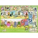Ravensburger - Puzzle - 1000 Pièces - Des chats fous dans le jardin (Import Grande Bretagne)