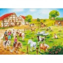 Ravensburger - Puzzle 100 pièces - La ferme des poneys