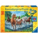 Ravensburger - Puzzle 90 pièces - Chevaux sauvages