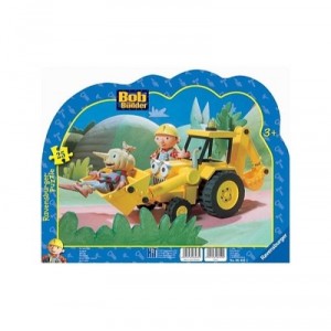 RAVENSBURGER - Puzzle Frame Bob the Builder "Started", 25 pieces