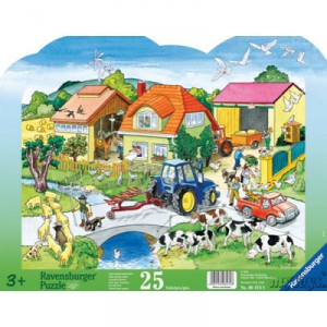 Ravensburger Puzzle à cadre Ferme moderne 25 pièces