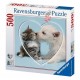 RAVENSBURGER - Puzzle carré "Instant de tendresse", 500 pièces