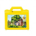 RAVENSBURGER - Puzzle-cubes "La taupe au jardin", 6 pièces