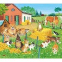 RAVENSBURGER Puzzle en bois "Animaux de la campagne", 30 pièces