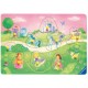 RAVENSBURGER - Puzzle en bois "Au pays des princesses", 10 pièces