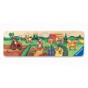 RAVENSBURGER Puzzle en bois Ma première ferme 5 pièces