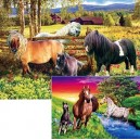 Ravensburger - Puzzle enfant - Le Monde Des Chevaux - 2X20 Pièces