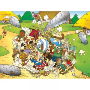 Ravensburger - Puzzle - Folle Bagarre / Astérix - 300 Pièces