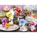 RAVENSBURGER - Puzzle Gelini "Petit-déjeuner sucré", 500 pièces