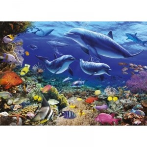 RAVENSBURGER - Puzzle "Idylle sous-marine", 1 000 pièces