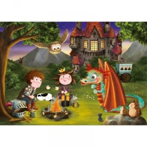 RAVENSBURGER Set de puzzles Petit chevalier 2 x 20 pièces