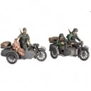 Revell - 3090 - Maquette Classique à Peindre et à Coller - Sidecar Allemand R12 avec Equipa
