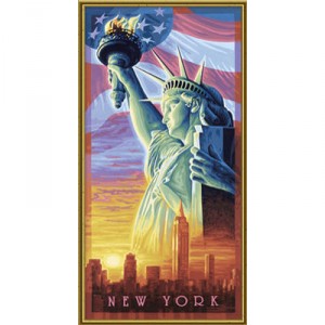 Schipper - 609220496 - Peinture au Numéro Statue de la liberté "Malen nach Zahlen, Freiheitstatue" 4...