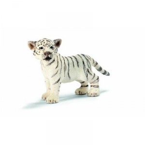 Schleich - 14384 - Figurine - Animaux - Bébé Tigre Blanc, Debout
