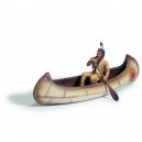 Schleich - 42013 - Figurine - Canoe Avec Figurine