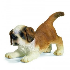 Schleich Chiens : Chiot Saint-Bernard