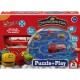 Schmidt Spiele Puzzle 18 pièces Chuggington Wilson avec locomotive mécanique