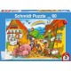 Schmidt Spiele Schmidt - 55521 - Puzzle - Enfant - La Ferme aux Animaux