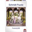 Schmidt Spiele Schmidt - 58000 - Puzzles - Princesse Licorne - 500 Pièces