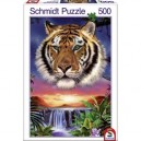 Schmidt Spiele Schmidt - 58008 - Puzzles - Nuit Tigre - 500 Pièces