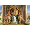 Schmidt Spiele Schmidt - 58013 - Puzzles - Reine Aux Léopards - 500 Pièces