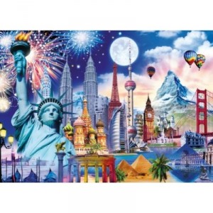 Schmidt Spiele Schmidt - 58262 - Puzzle - 500 Pièces - Monuments