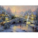 Schmidt Spiele Schmidt - 58450 - Puzzles - Village Hiver - 1000 Pièces