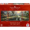 Schmidt Spiele Schmidt - 58457 - Puzzle - Coucher de Soleil - Triptyque - 2000 Pièces