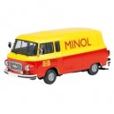 Schuco - SCHU03640 - Véhicule Miniature - Fourgonnette - Barkas B 1000 - Minol - Echelle 1 / 43