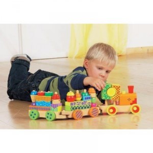 Simba Eichhorn - 100002236 - Train musical coloré avec fonction son et lumière - 28 pièces - 59 cm (Impo...