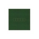 Smir - 550814 - jeu de casino - Tapis de poker en drap de laine vert impression à plat or 75*75 cm (Smir)