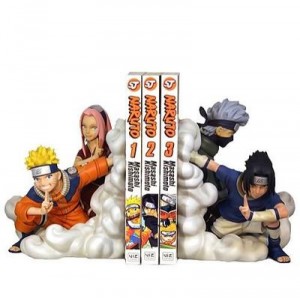 Toynami Abysses Corp - RESMAN011B - Figurines de Collection - Naruto Team 7 - Serre Livres en Résine