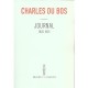 Journal 1920-1925 - Charles Du Bos