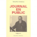 Journal En Public - Maurice Nadeau