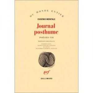 Journal Posthumous Poetry T.7 - Eugenio Montale