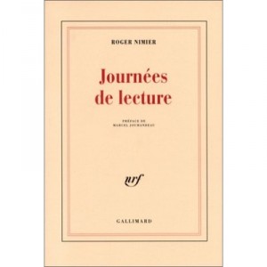 Journees De Lecture T.1 - Roger Nimier